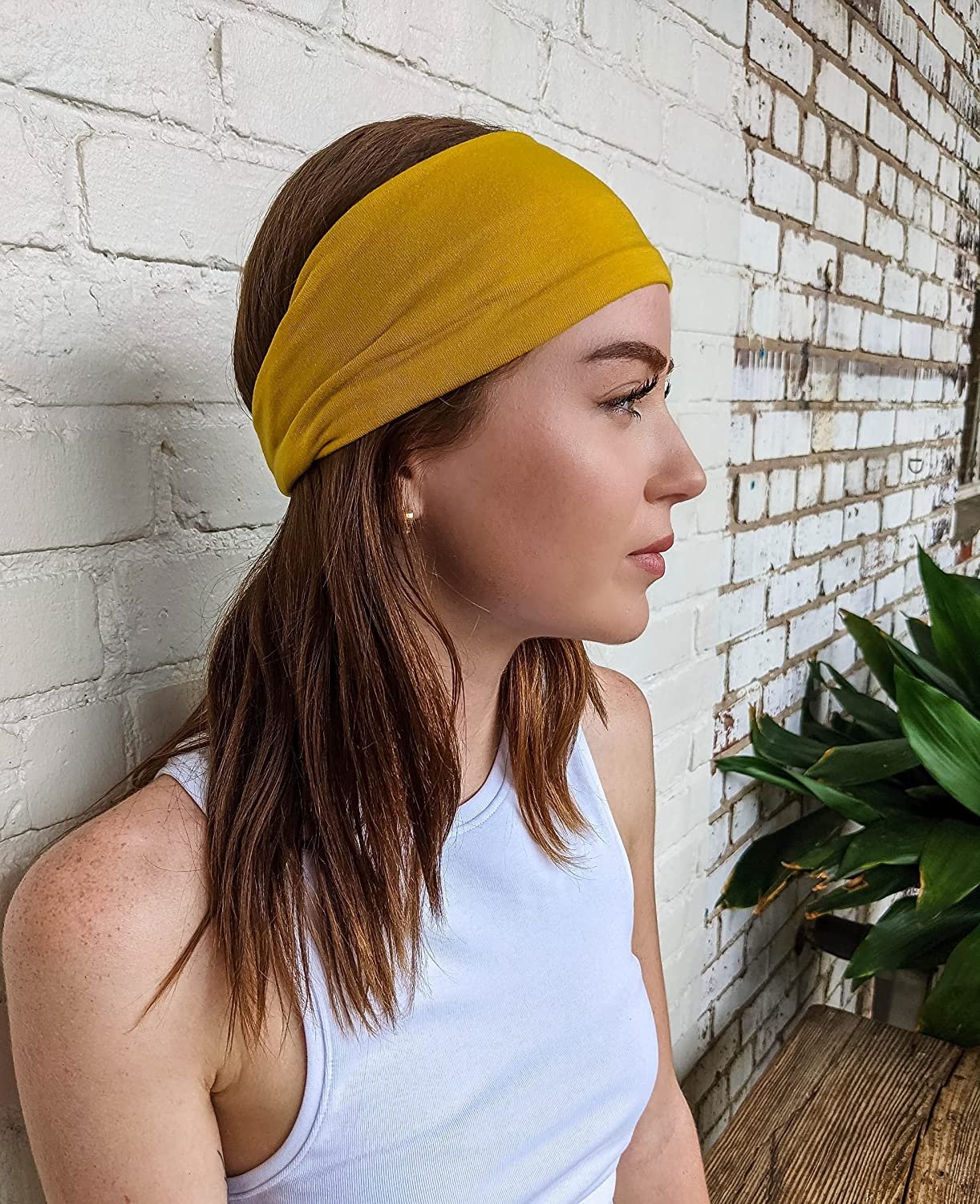 Styla Hair 6 Pack Wide Stretch Boho Headbands - Solids